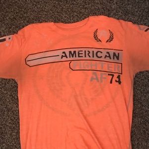 Orange American Fighter shirt